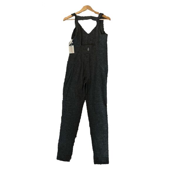 FP Movement x Hatch Never Better Maternity Jumpsuit One Piece Gray Heather XS - Picture 4 of 12